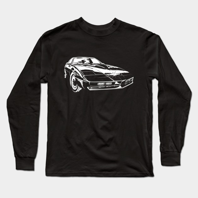K.I.T.T Long Sleeve T-Shirt by GrizzlyVisionStudio